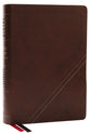 NKJV Word Study Reference Bible Brown (Red Letter Edition)