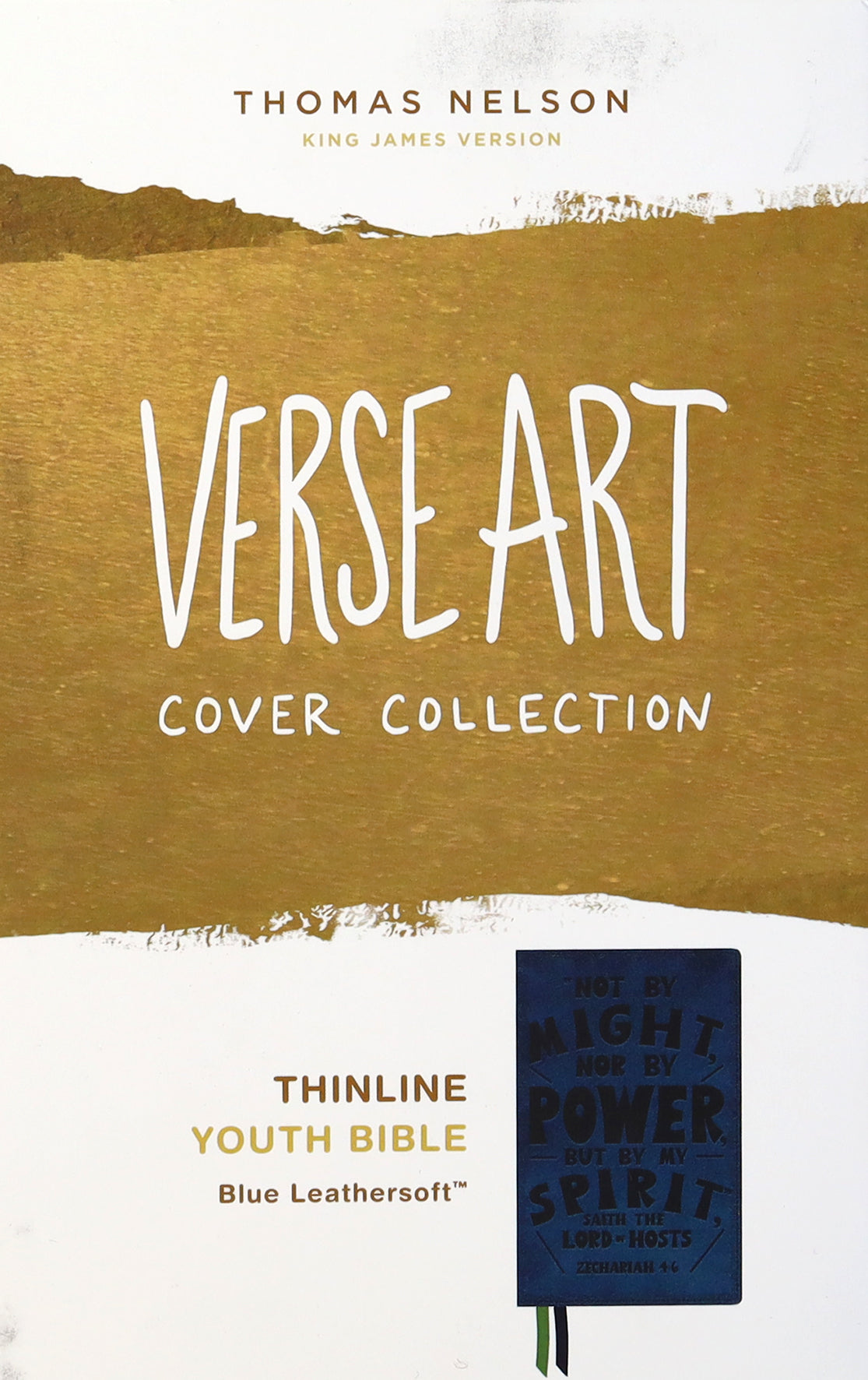 KJV Thinline Youth Edition Bible Verse Art Cover Collection Blue (Red Letter Edition)