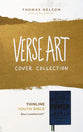 KJV Thinline Youth Edition Bible Verse Art Cover Collection Blue (Red Letter Edition)
