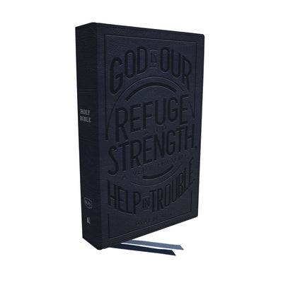 KJV Personal Size Reference Bible Verse Art Cover Collection Blue Thumb Indexed (Red Letter Edition)