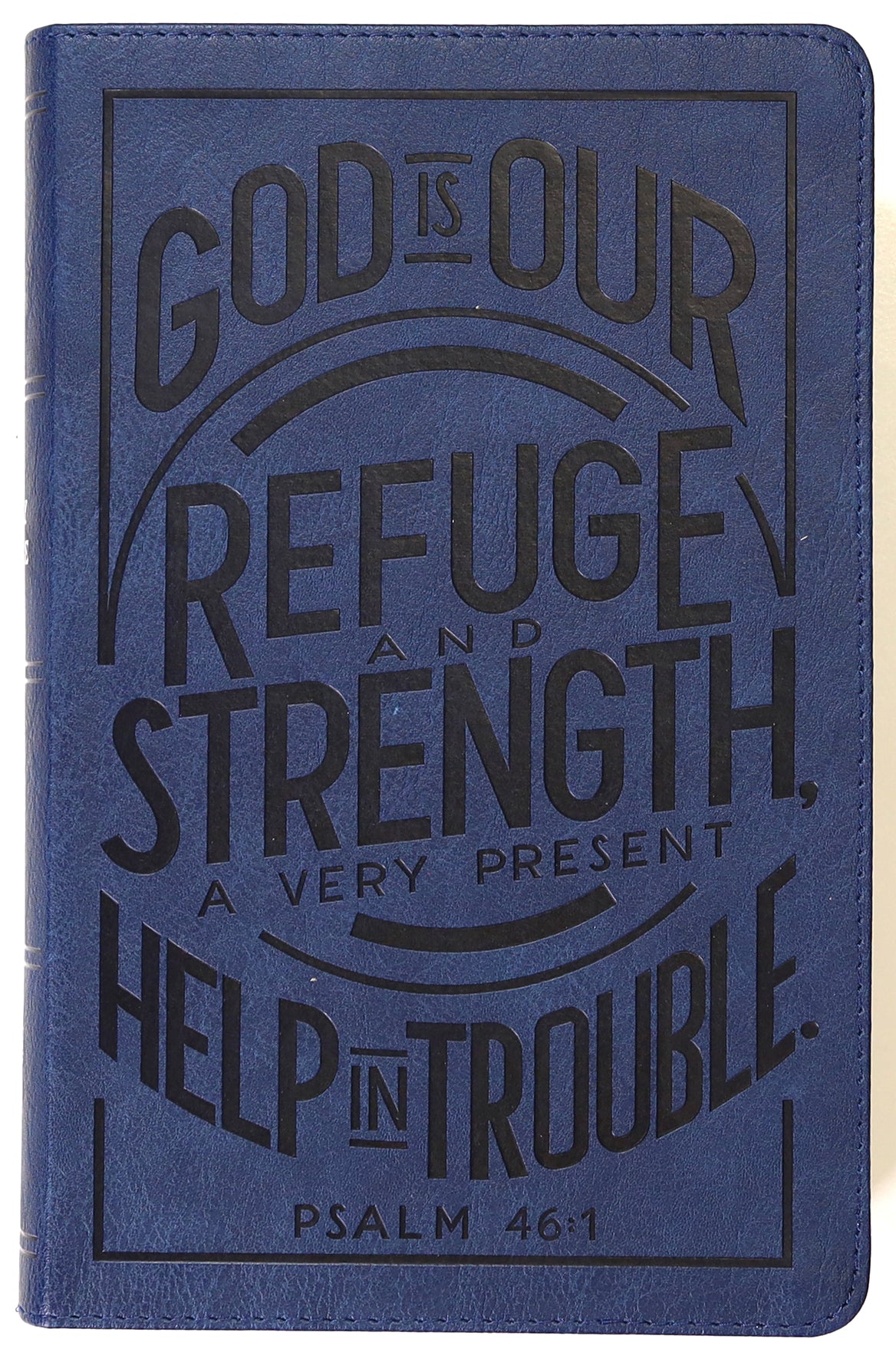 KJV Personal Size Reference Bible Verse Art Cover Collection Blue Thumb Indexed (Red Letter Edition)