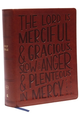 KJV Journal Reference Edition Bible Verse Art Cover Collection Brown (Red Letter Edition)