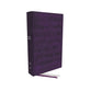 KJV Giant Print Center-Column Reference Bible Verse Art Cover Collection Purple (Red Letter Edition)