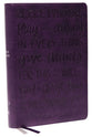 KJV Giant Print Center-Column Reference Bible Verse Art Cover Collection Purple (Red Letter Edition)