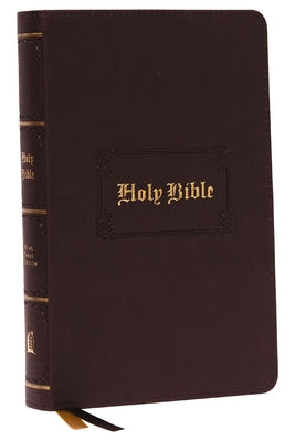 KJV Personal Size Large Print Reference Bible Vintage Series Brown Thumb Indexed (Red Letter Edition)