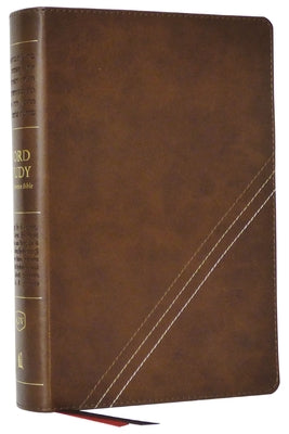 KJV Word Study Reference Bible Brown (Red Letter Edition)