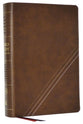 KJV Word Study Reference Bible Brown Thumb Indexed (Red Letter Edition)