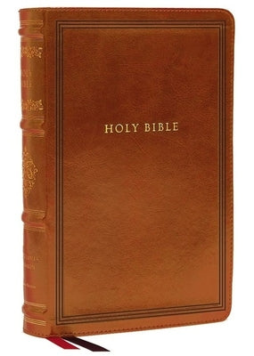 KJV Wide-Margin Reference Bible Sovereign Collection Brown (Red Letter Edition)