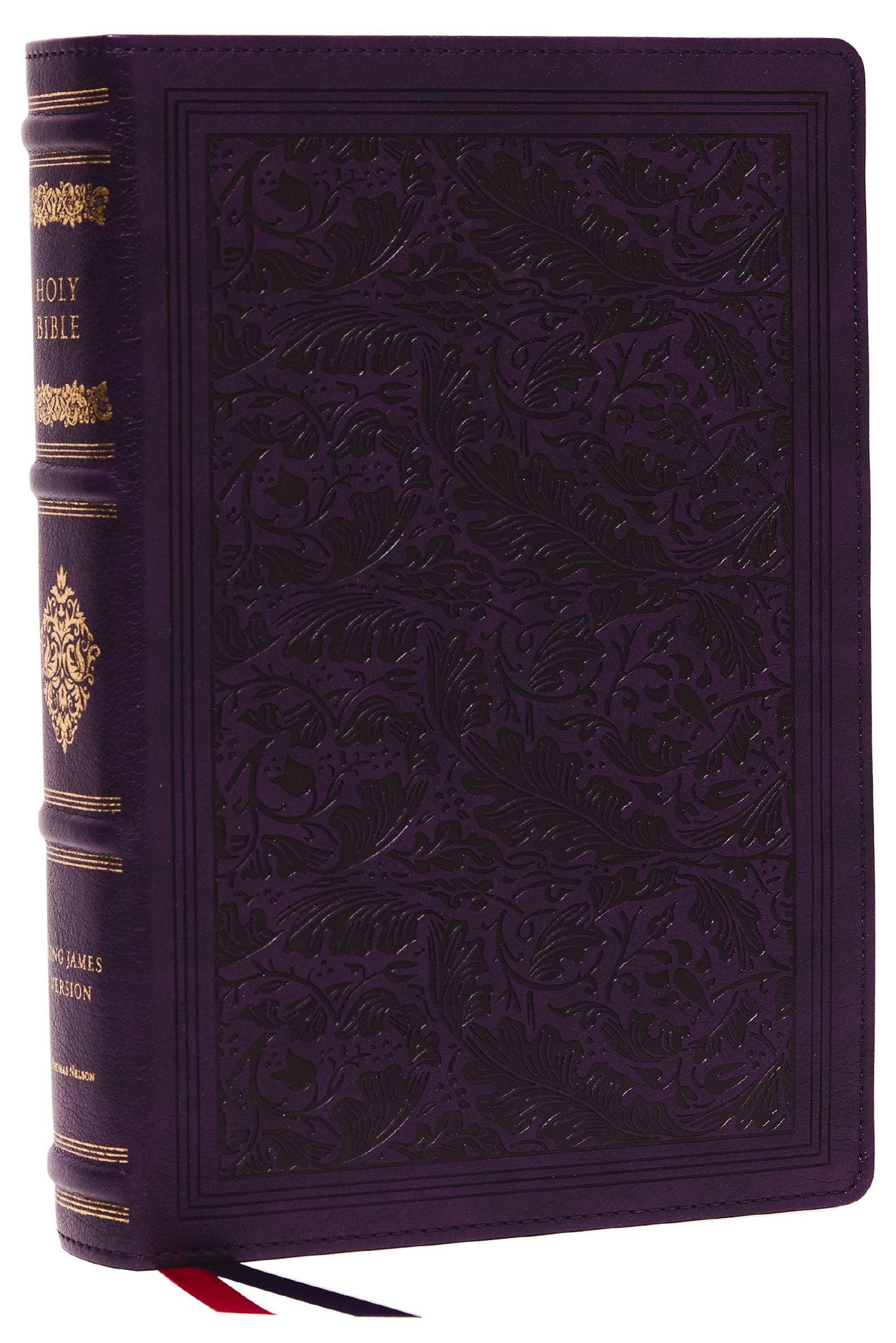 KJV Wide-Margin Reference Bible Sovereign Collection Purple