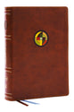 NKJV Life in Christ Bible: Discovering, Believing, and Rejoicing in Who God Says You Are, Brown, Thumb Indexed (Red Letter Edition)