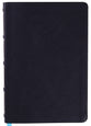 NKJV Large Print Thinline Reference Bible Maclaren Series Black (Blue Letter Edition- Colorblind Friendly)