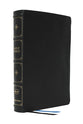NKJV Large Print Thinline Reference Bible Maclaren Series Black Thumb Indexed (Blue Letter Edition- Colorblind Friendly)