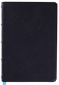 NKJV Large Print Thinline Reference Bible Maclaren Series Black Thumb Indexed (Blue Letter Edition- Colorblind Friendly)