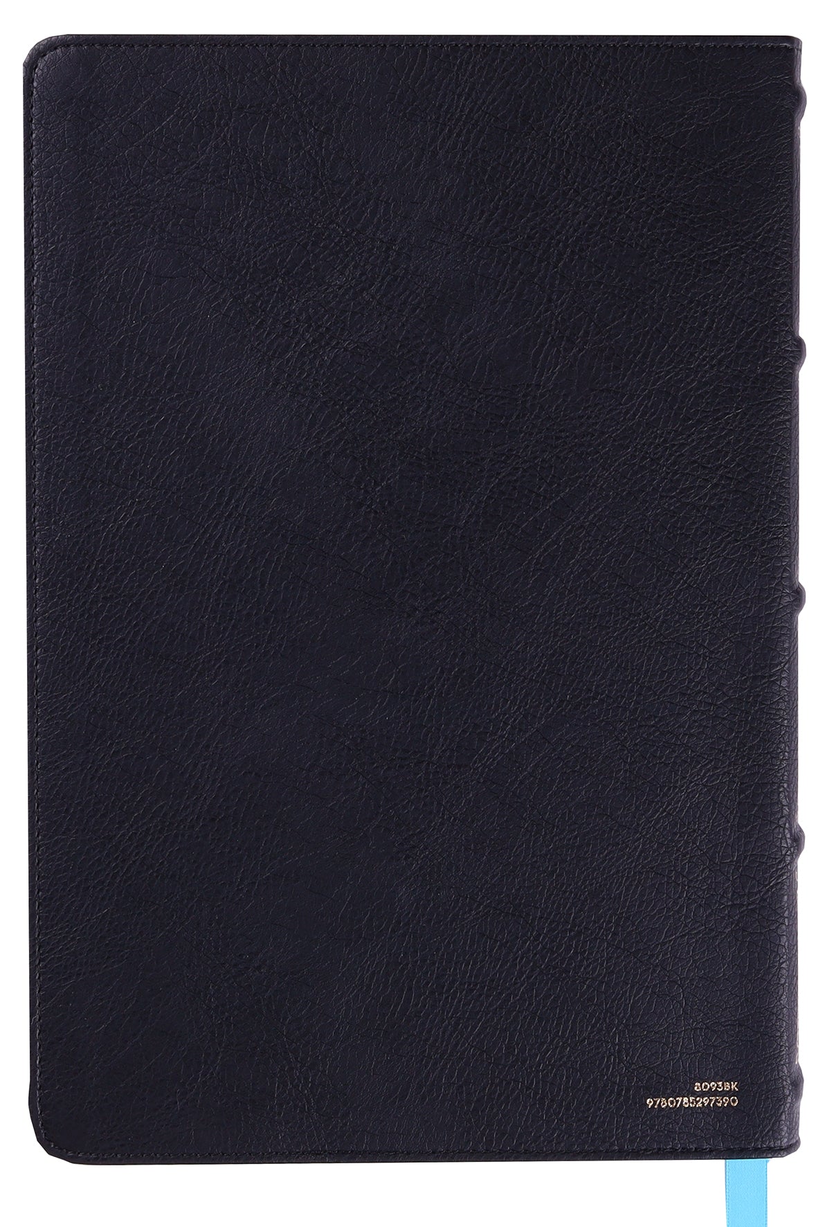 NKJV Large Print Thinline Reference Bible Maclaren Series Black Thumb Indexed (Blue Letter Edition- Colorblind Friendly)