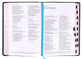 NKJV Large Print Thinline Reference Bible Maclaren Series Black Thumb Indexed (Blue Letter Edition- Colorblind Friendly)