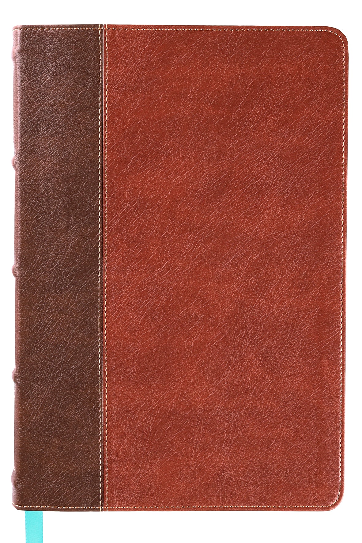 NKJV Large Print Thinline Reference Bible Maclaren Series Brown (Blue Letter Edition- Colorblind Friendly)