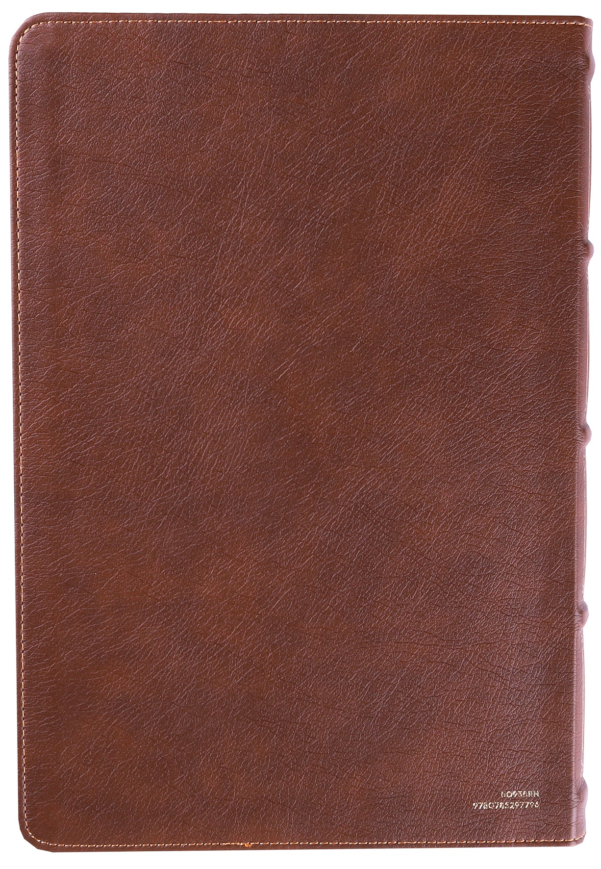 NKJV Large Print Thinline Reference Bible Maclaren Series Brown (Blue Letter Edition- Colorblind Friendly)