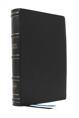 NKJV Large Print Thinline Reference Bible Maclaren Series Black Thumb Indexed (Blue Letter Edition- Colorblind Friendly)