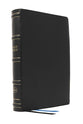 NKJV Large Print Thinline Reference Bible Maclaren Series Black Thumb Indexed (Blue Letter Edition- Colorblind Friendly)