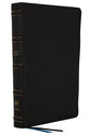 NKJV Large Print Thinline Reference Bible Maclaren Series Black Thumb Indexed (Blue Letter Edition- Colorblind Friendly)