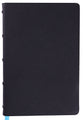 NKJV Large Print Thinline Reference Bible Maclaren Series Black Thumb Indexed (Blue Letter Edition- Colorblind Friendly)