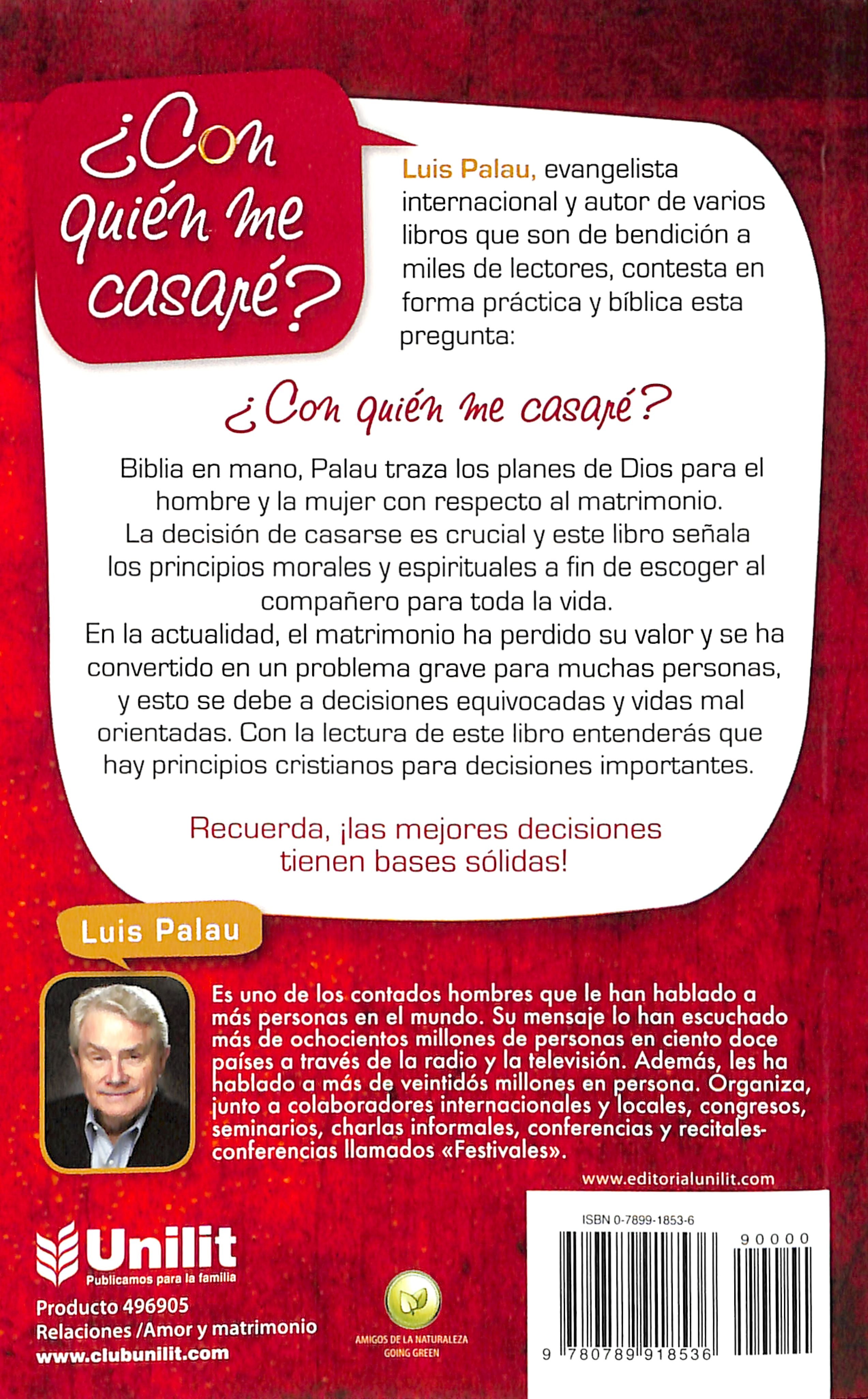 Con Quien Me Casare?: Una Decision Para Toda La Vida! (Whom Shall I Marry?) (Spanish)