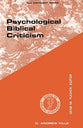 Psychological Biblical Criticism (Guides To Biblical Scholarship Series)