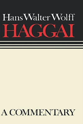 Haggai (Continental Commentary Series)
