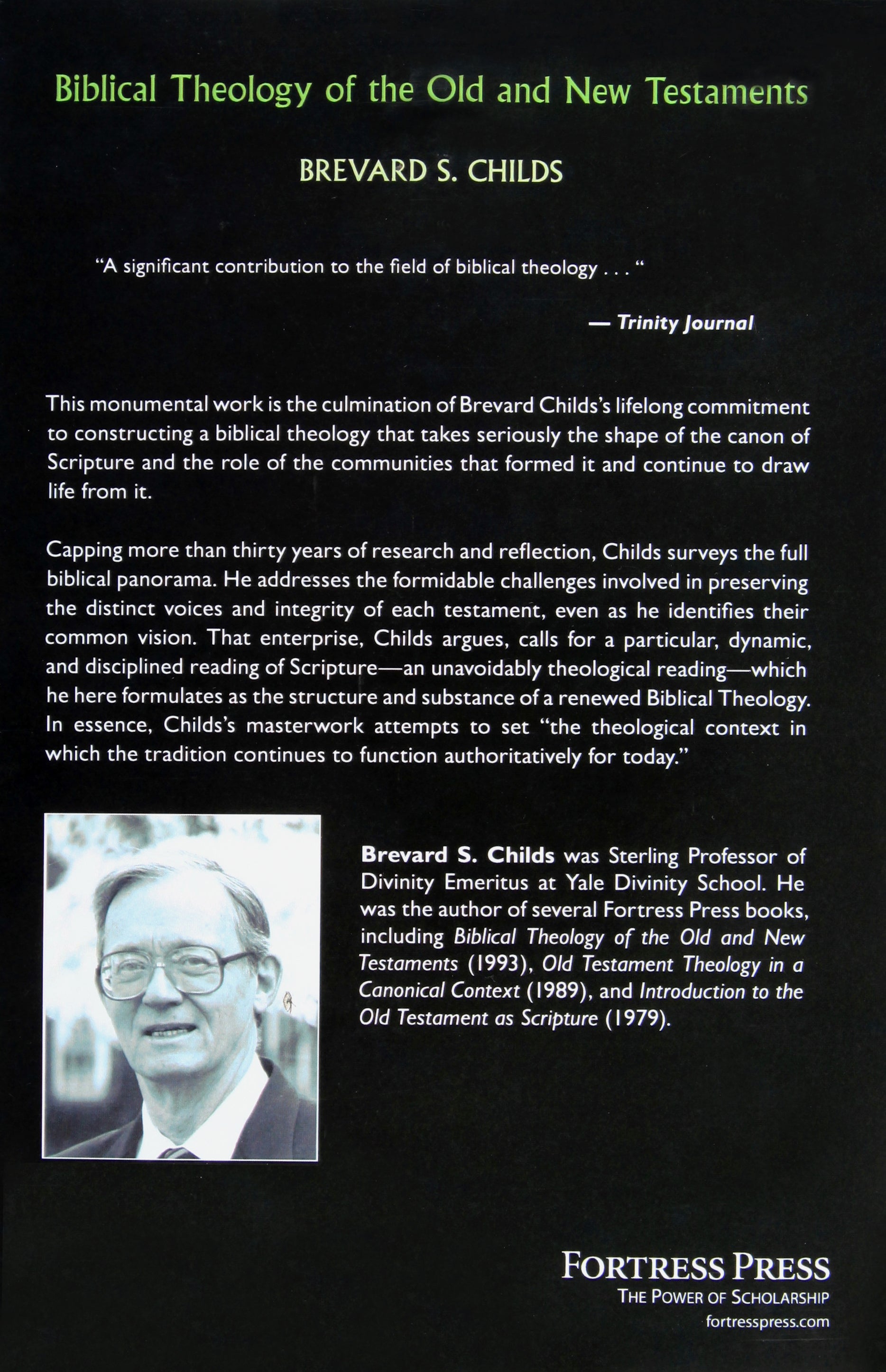 Biblical Theology of the Old and New Testaments