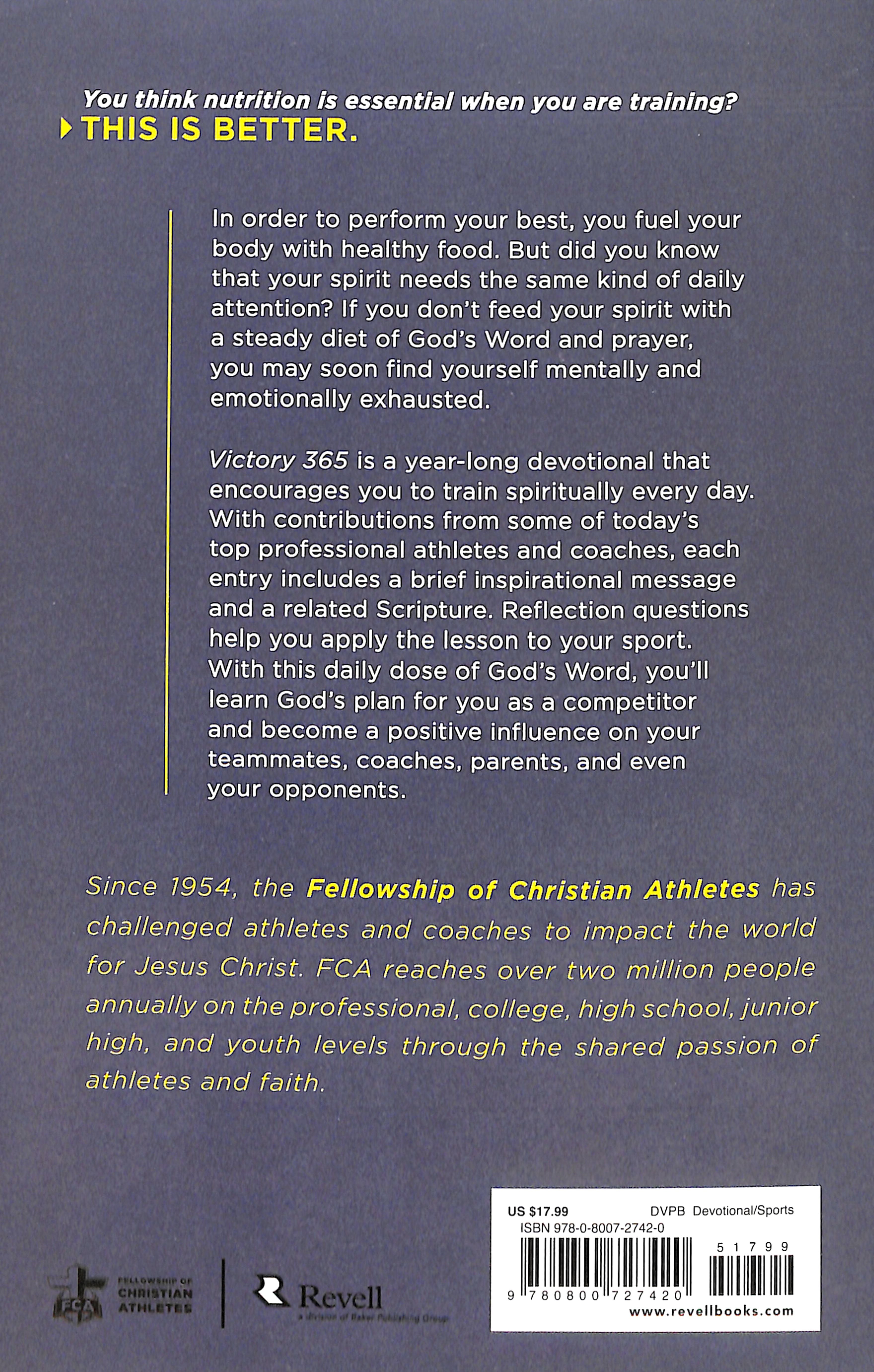 Victory 365: Daily Motivation For a Champion's Heart