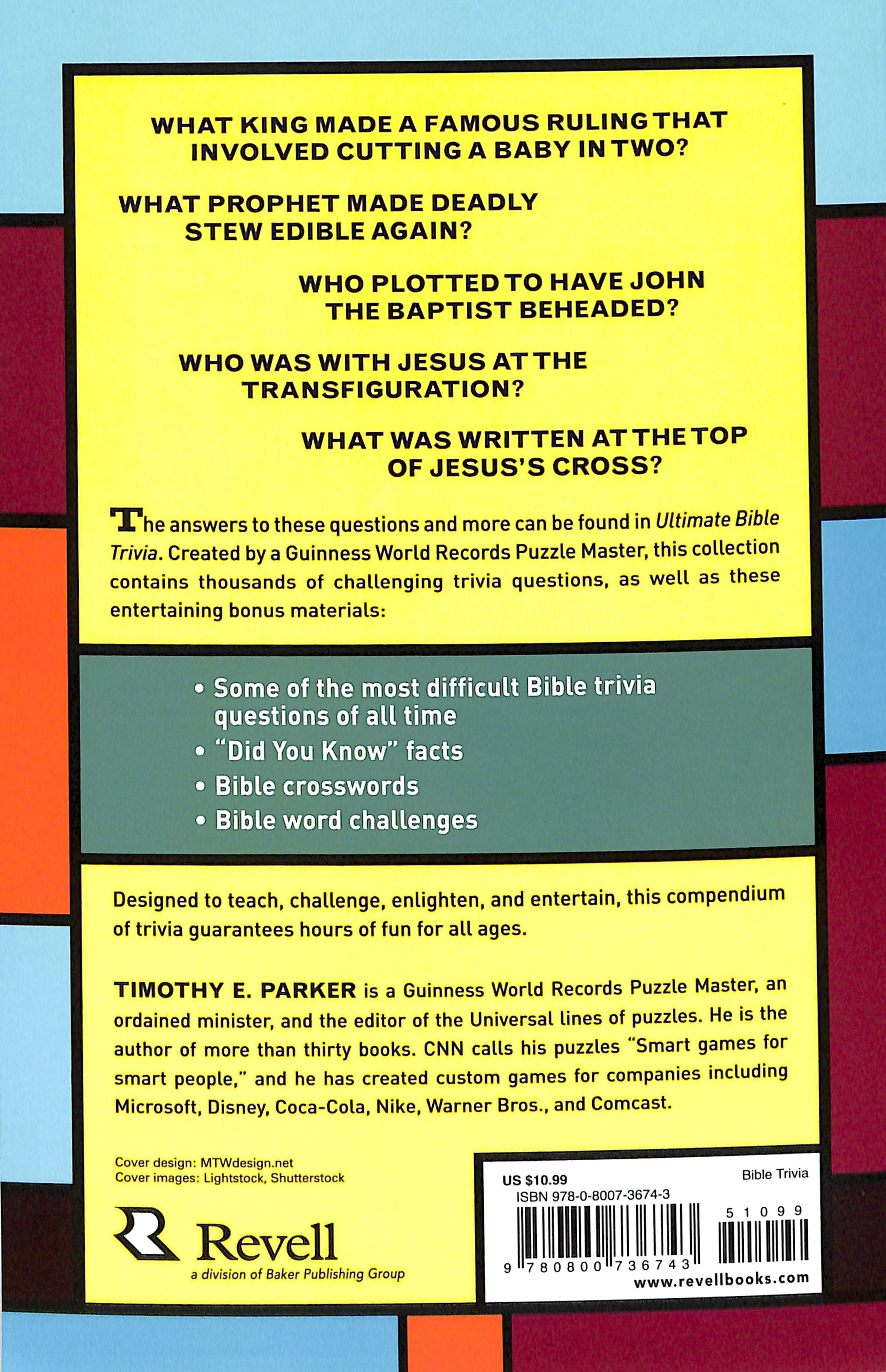 Ultimate Bible Trivia: Questions, Puzzles, and Quizzes From Genesis to Revelation