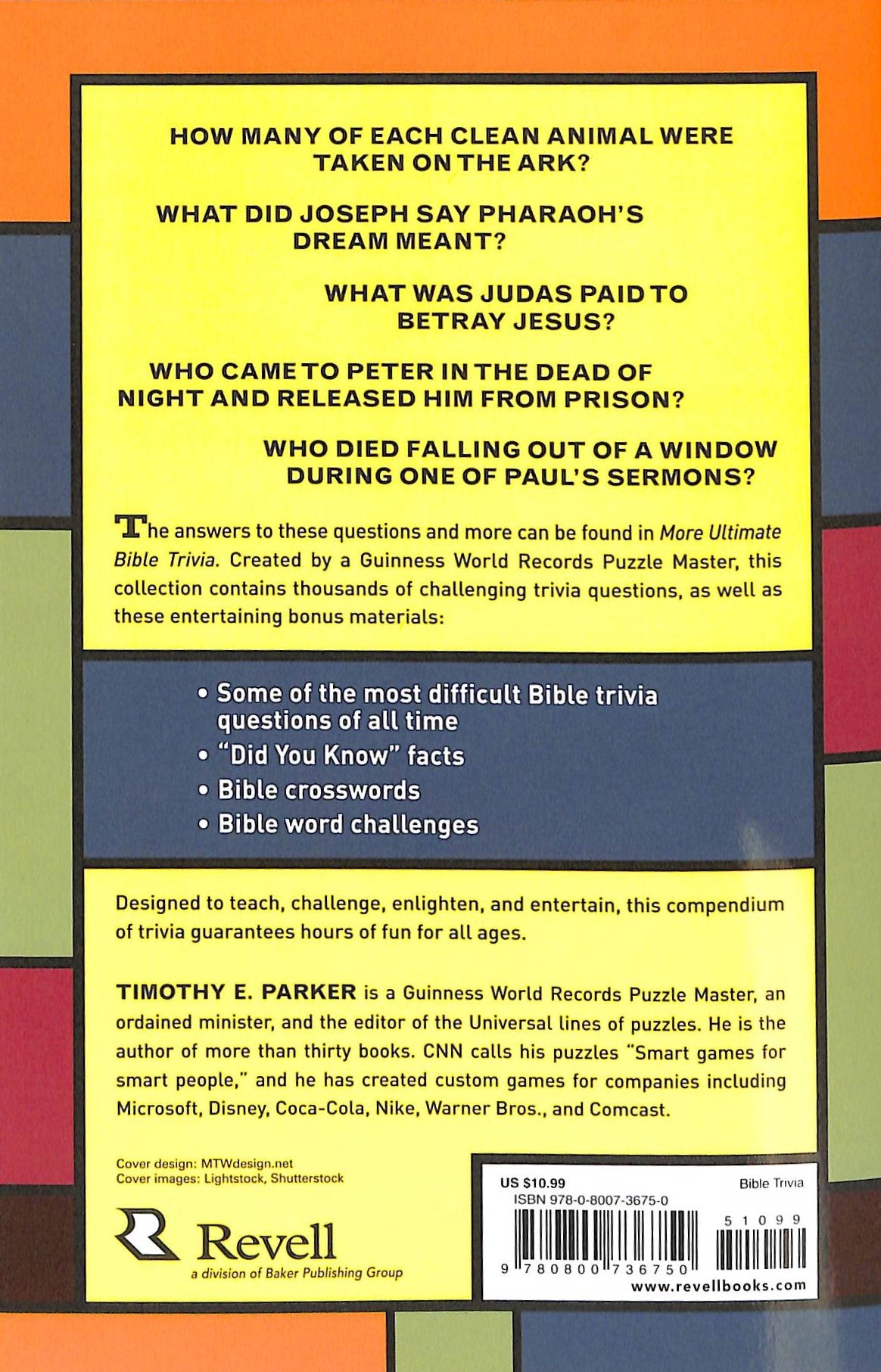 More Ultimate Bible Trivia: Questions, Puzzles, and Quizzes From Genesis to Revelation