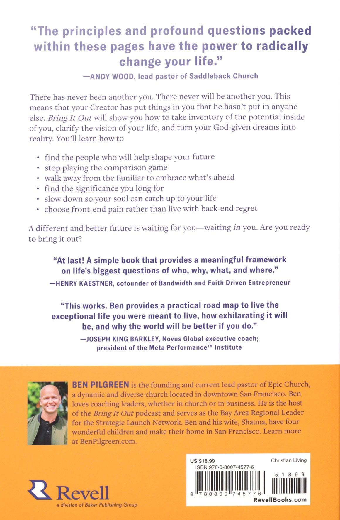Bring It Out: How to Cultivate the Unique Gifts and Assignments You've Been Given