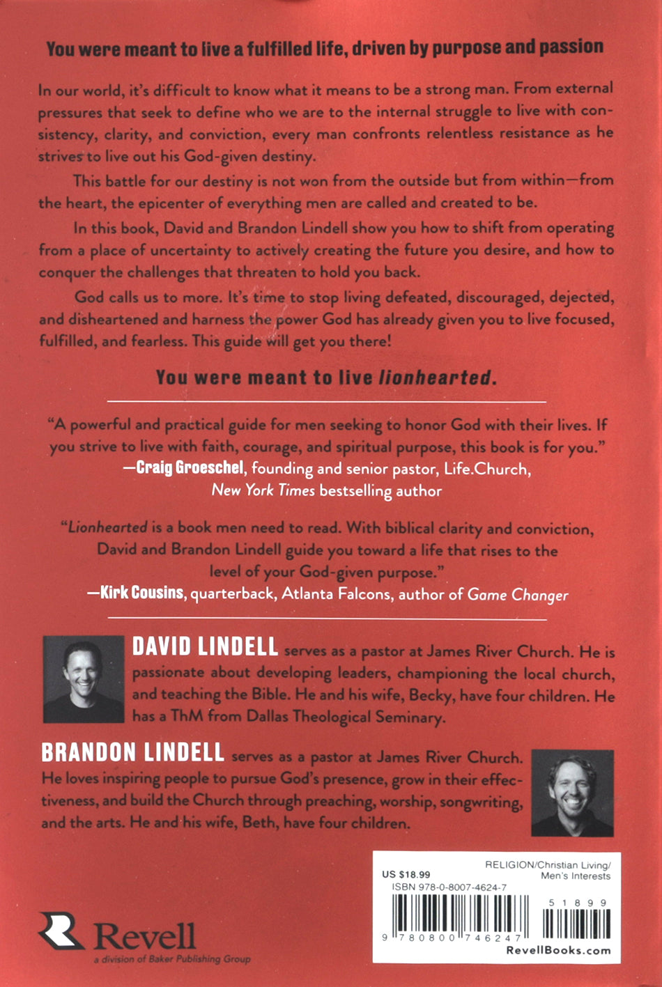 Lionhearted: A Man's Guide to Living Focused, Fulfilled, and Fearless