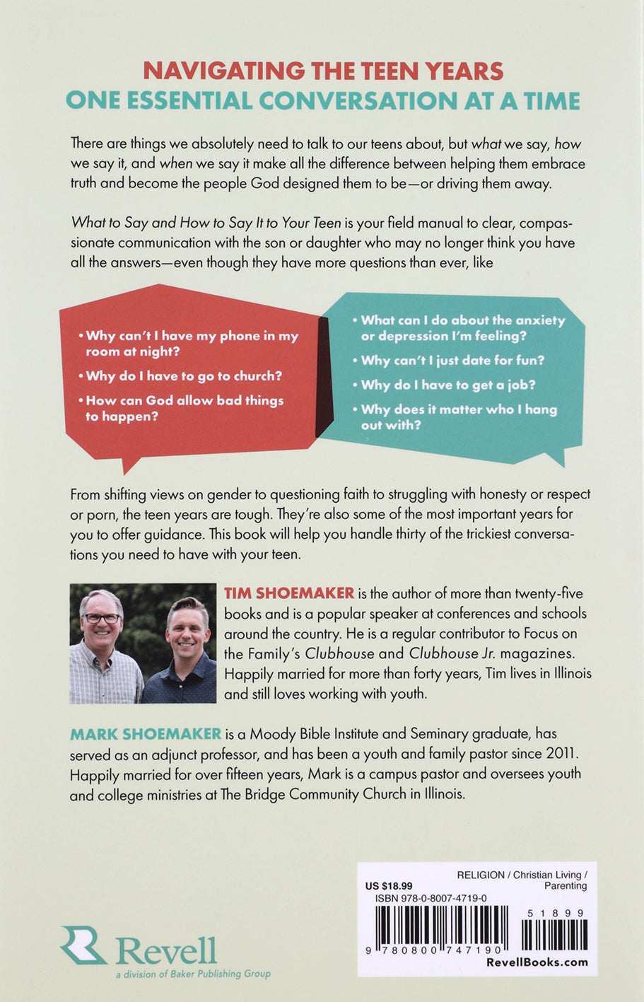 What to Say and How to Say it to your Teen: A Parent's Guide to 30 Tricky Conversations