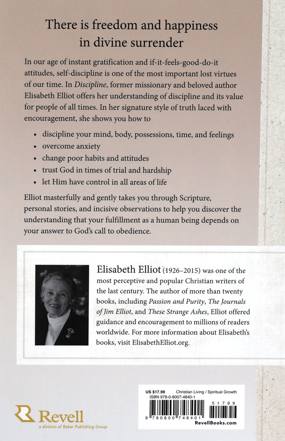 Discipline (2025 Edition): The Glad Surrender (Formally called Joyful Surrender)