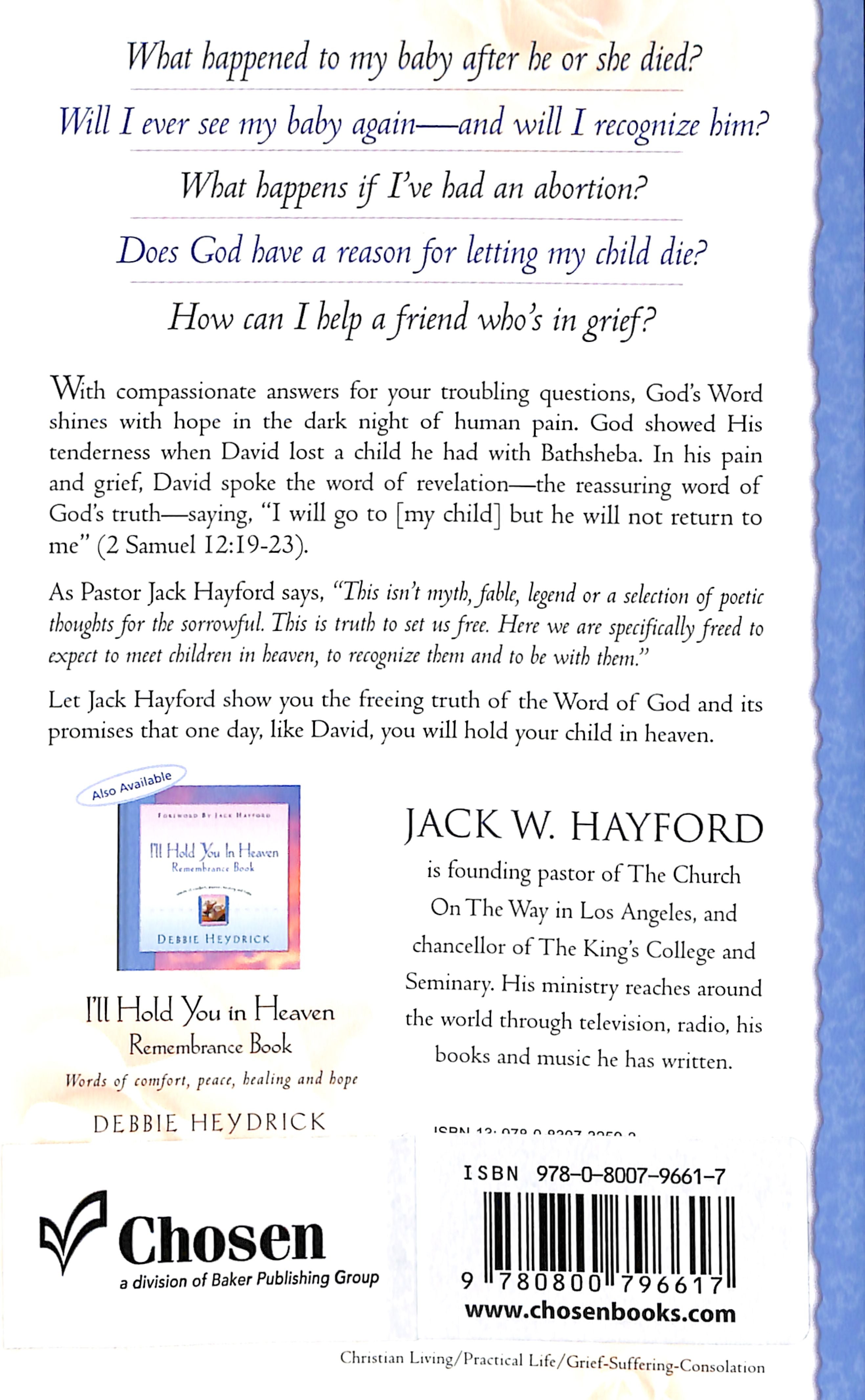 I'll Hold You in Heaven: Healing and Hope For a Parent Who Has Lost a Young Child