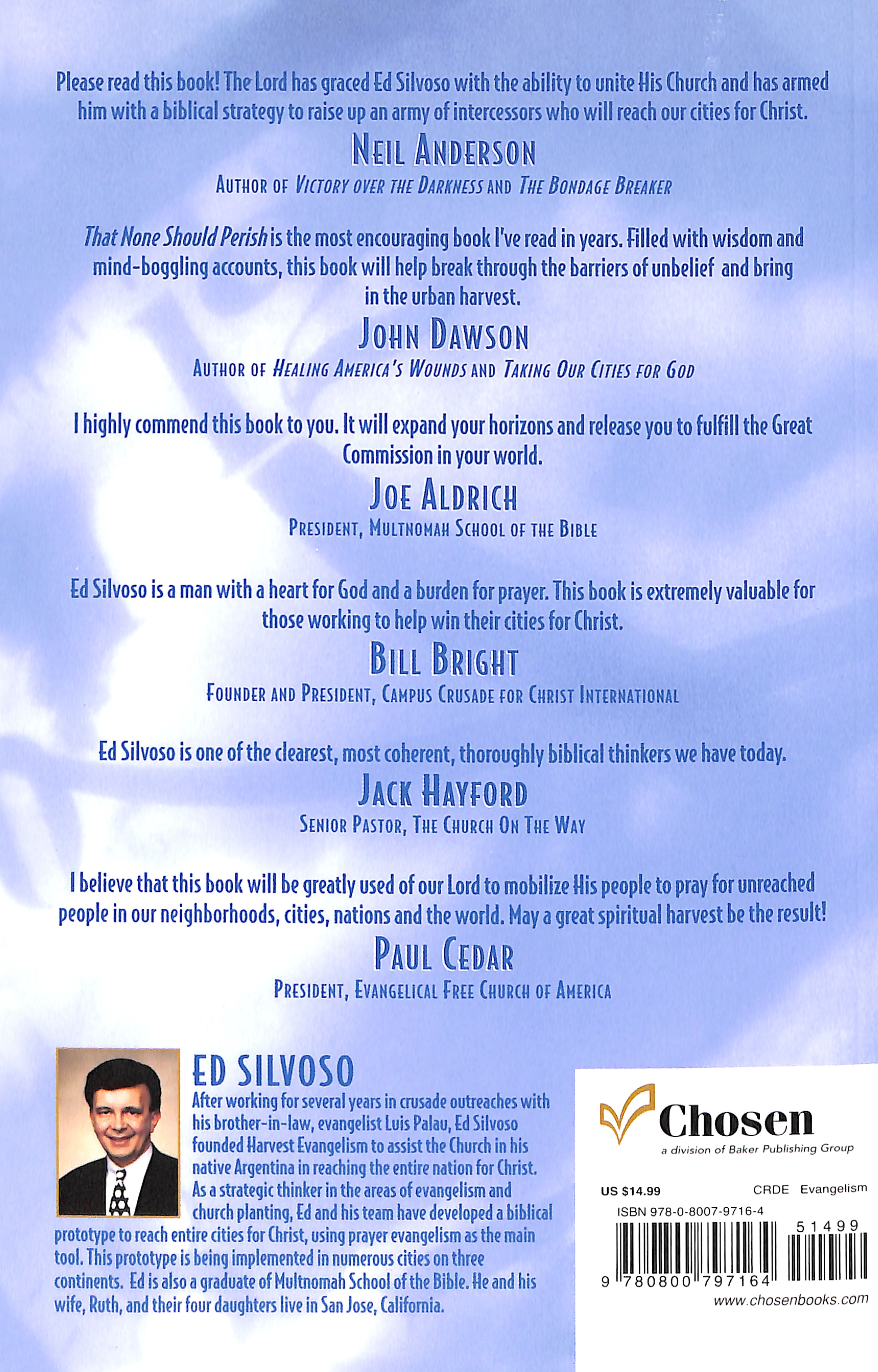 That None Should Perish: How to Reach Entire Cities For Christ Through Prayer Evangelism