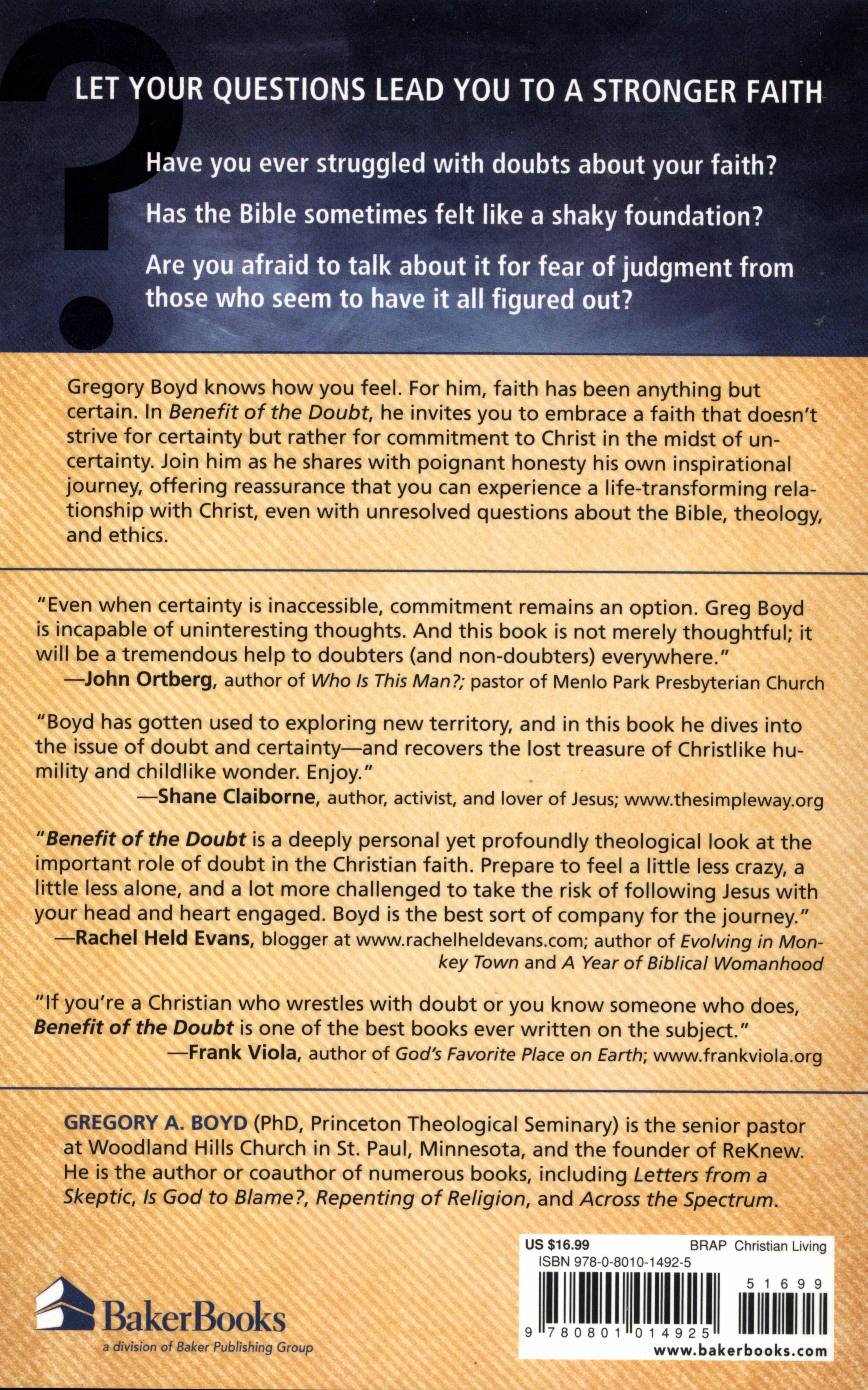 Benefit of the Doubt: Breaking the Idol of Certainty