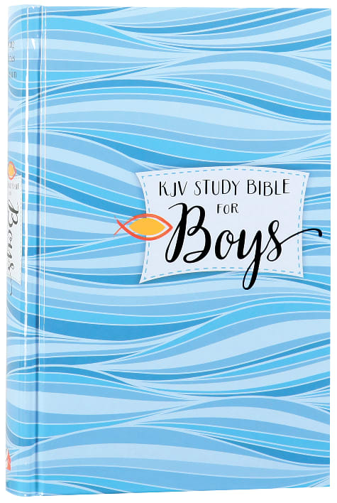 KJV Study Bible For Boys Granite/Copper (Red Letter Edition)