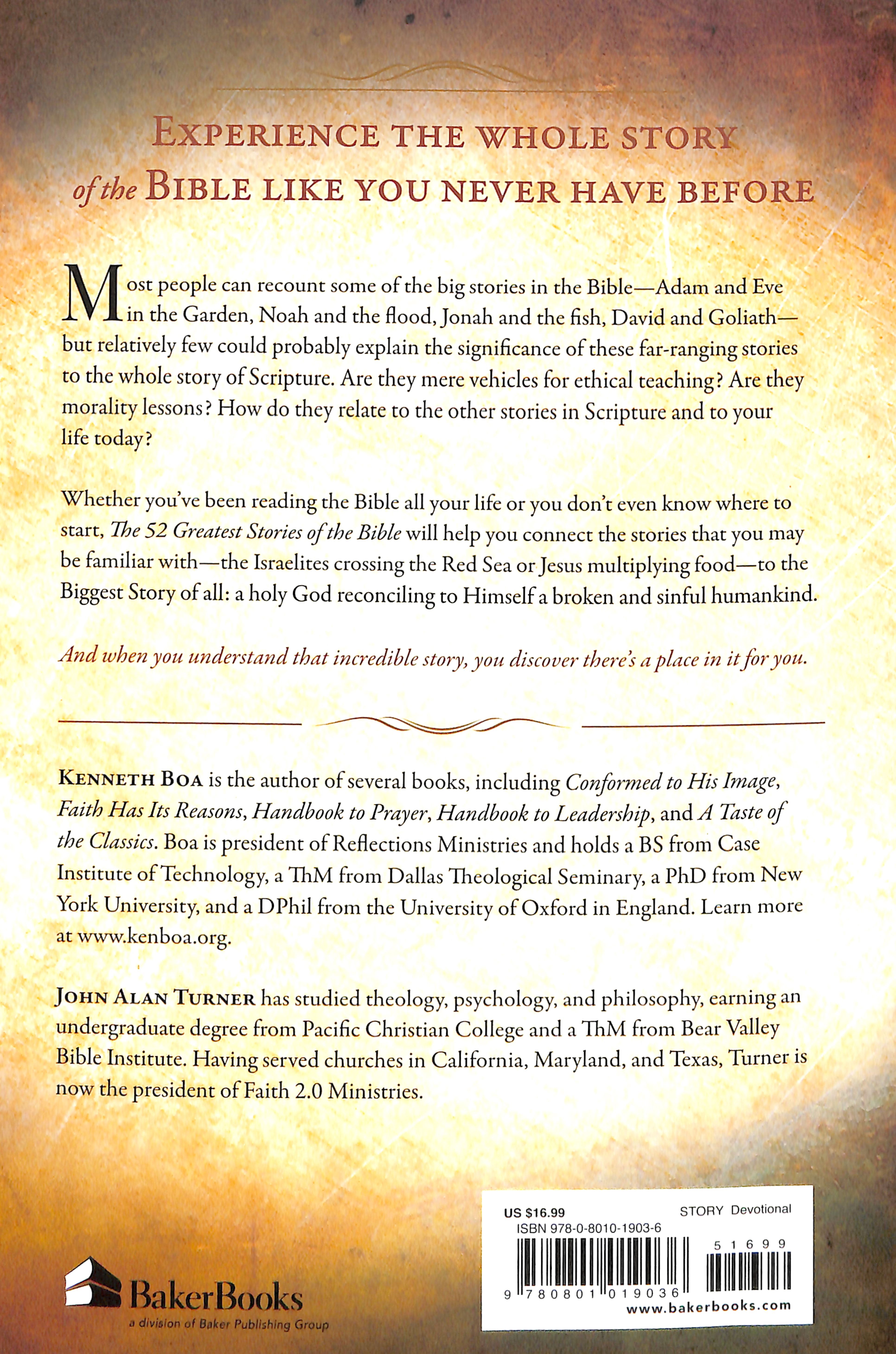 The 52 Greatest Stories of the Bible: A Devotional Study - Weekly Devotional