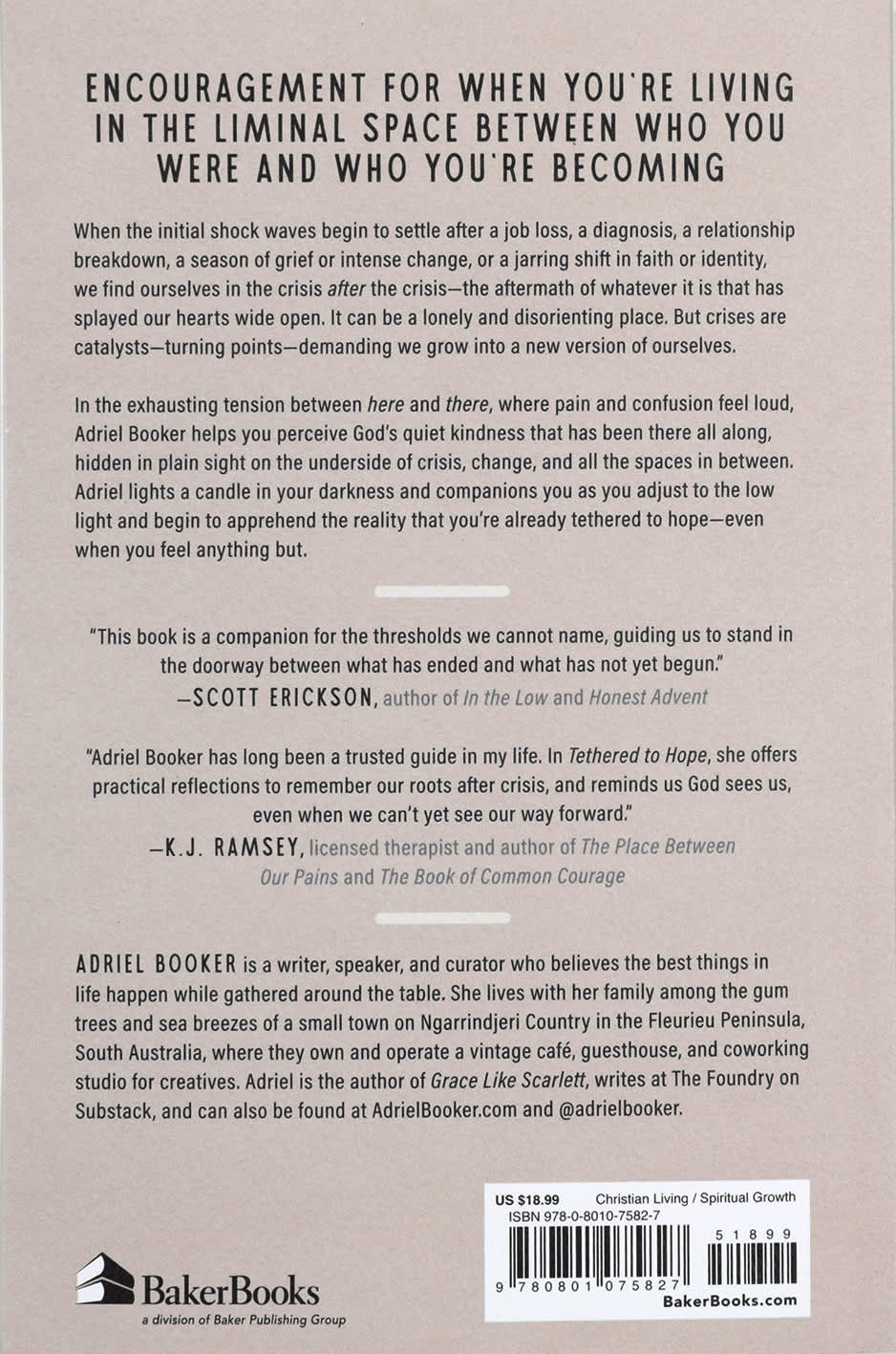 Tethered to Hope: The Quiet Kindness of God in Crisis, Change, and the Spaces in Between