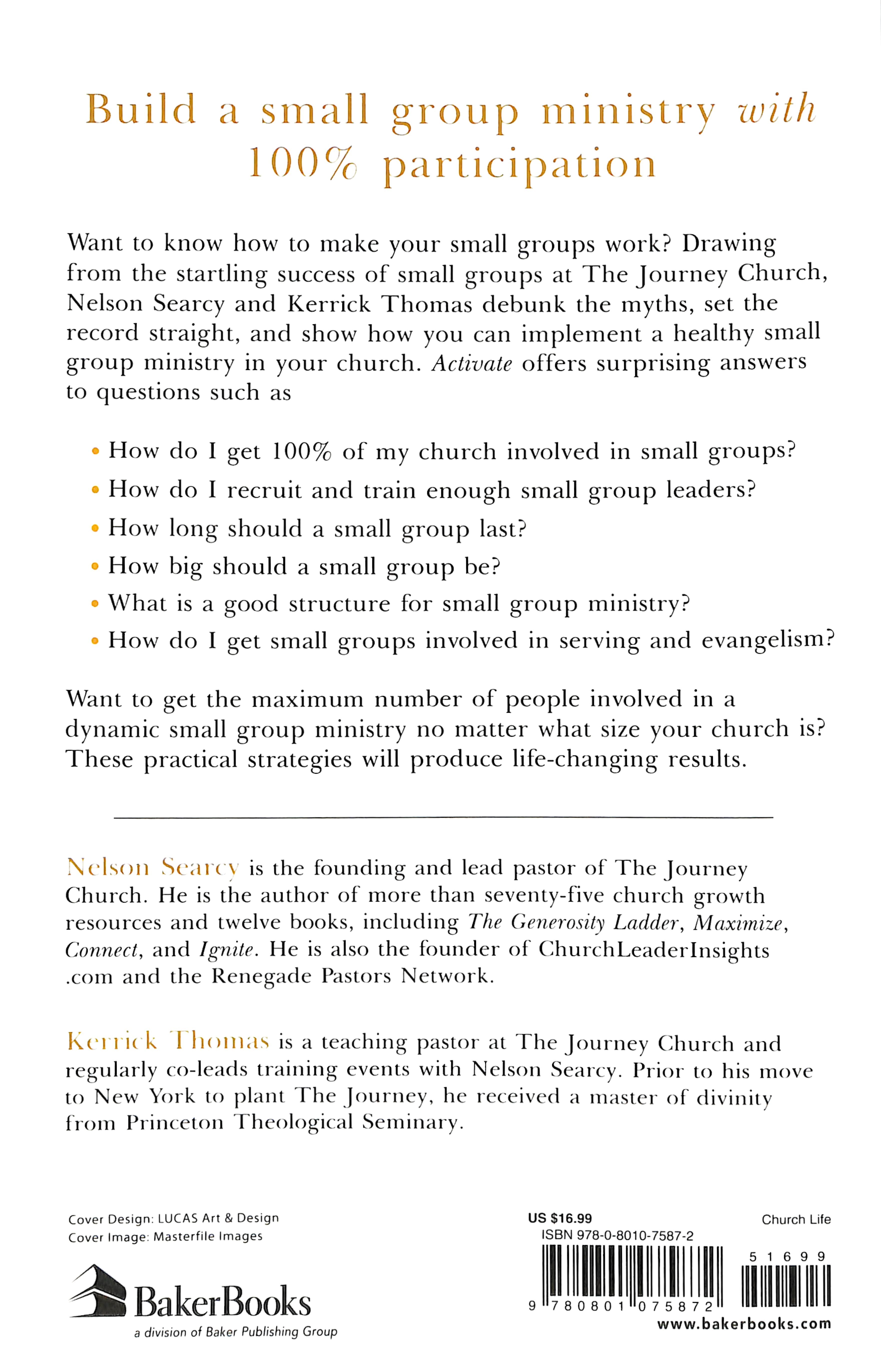 Activate: An Entirely New Approach to Small Groups
