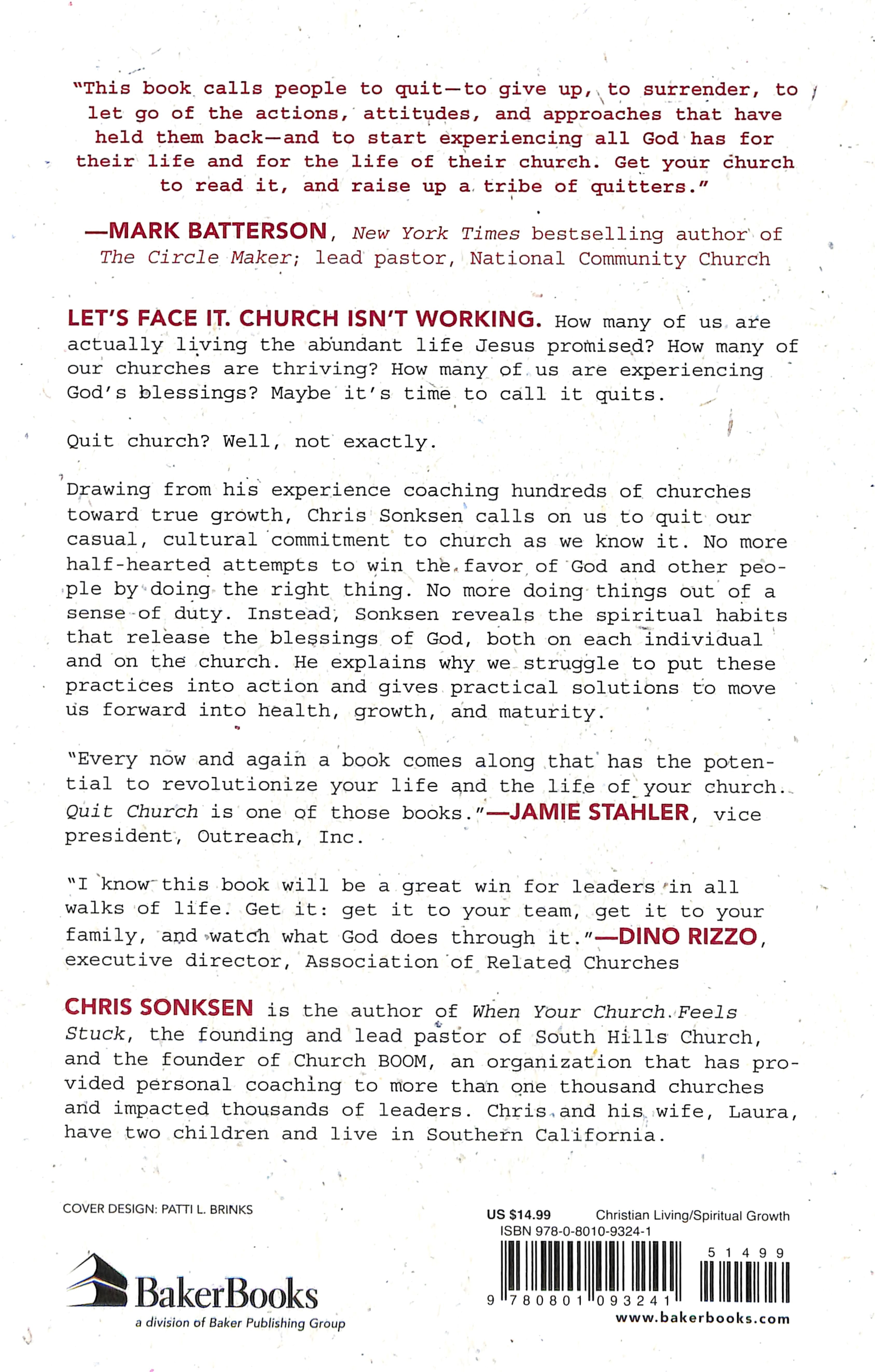 Quit Church: Because Your Life Would Be Better If You Did