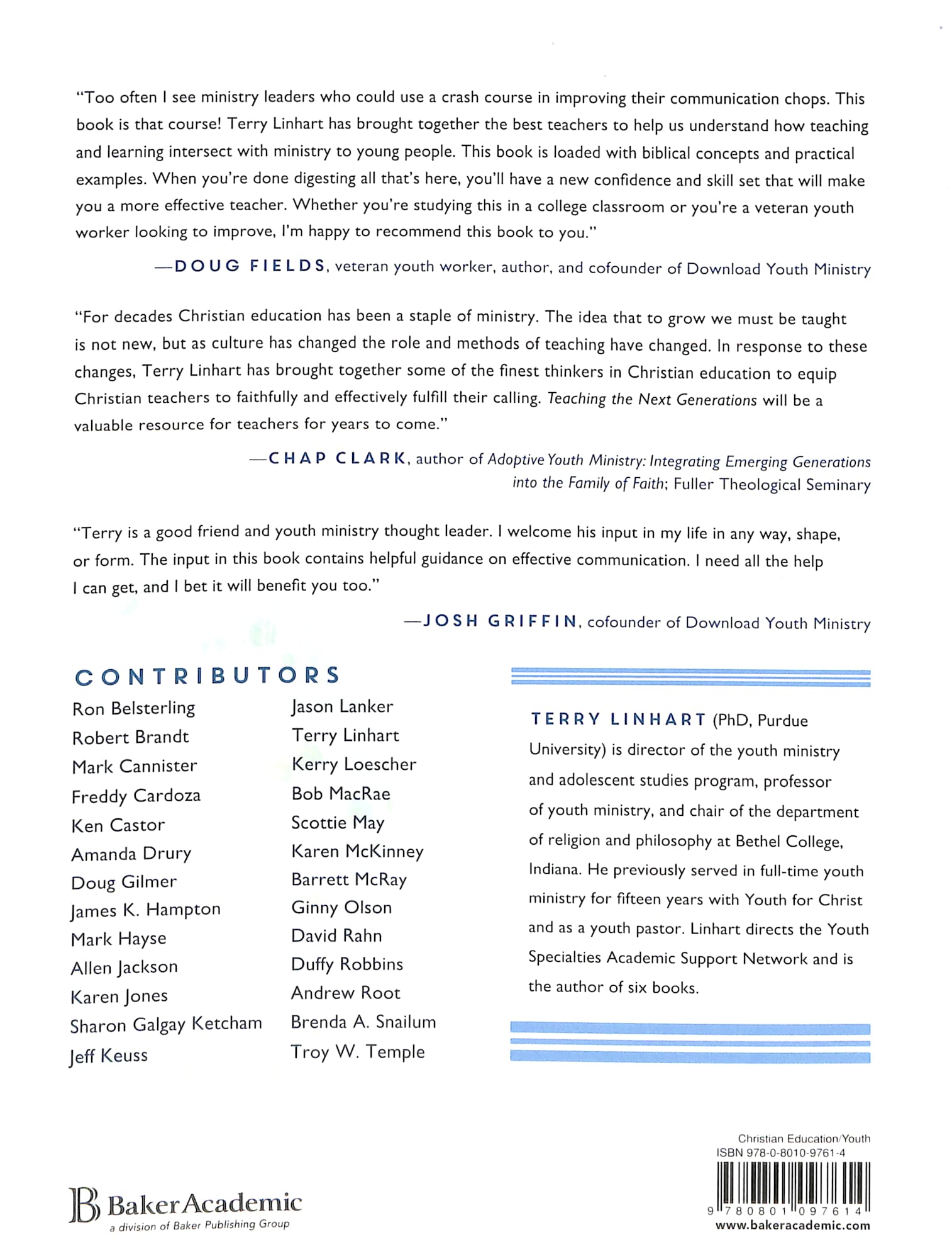 Teaching the Next Generations: A Comprehensive Guide For Teaching Christian Formation