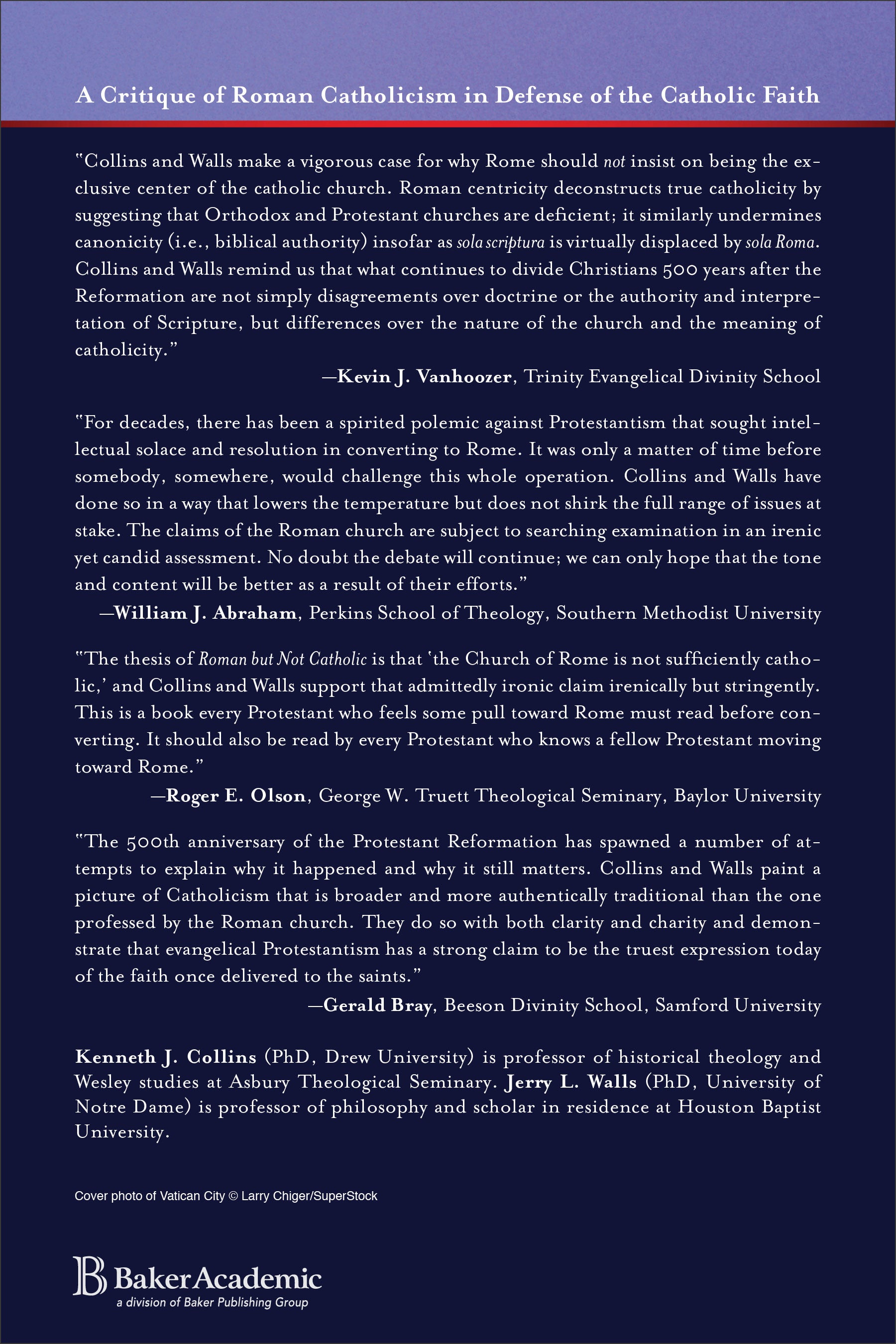 Roman But Not Catholic: What Remains At Stake 500 Years After the Reformation