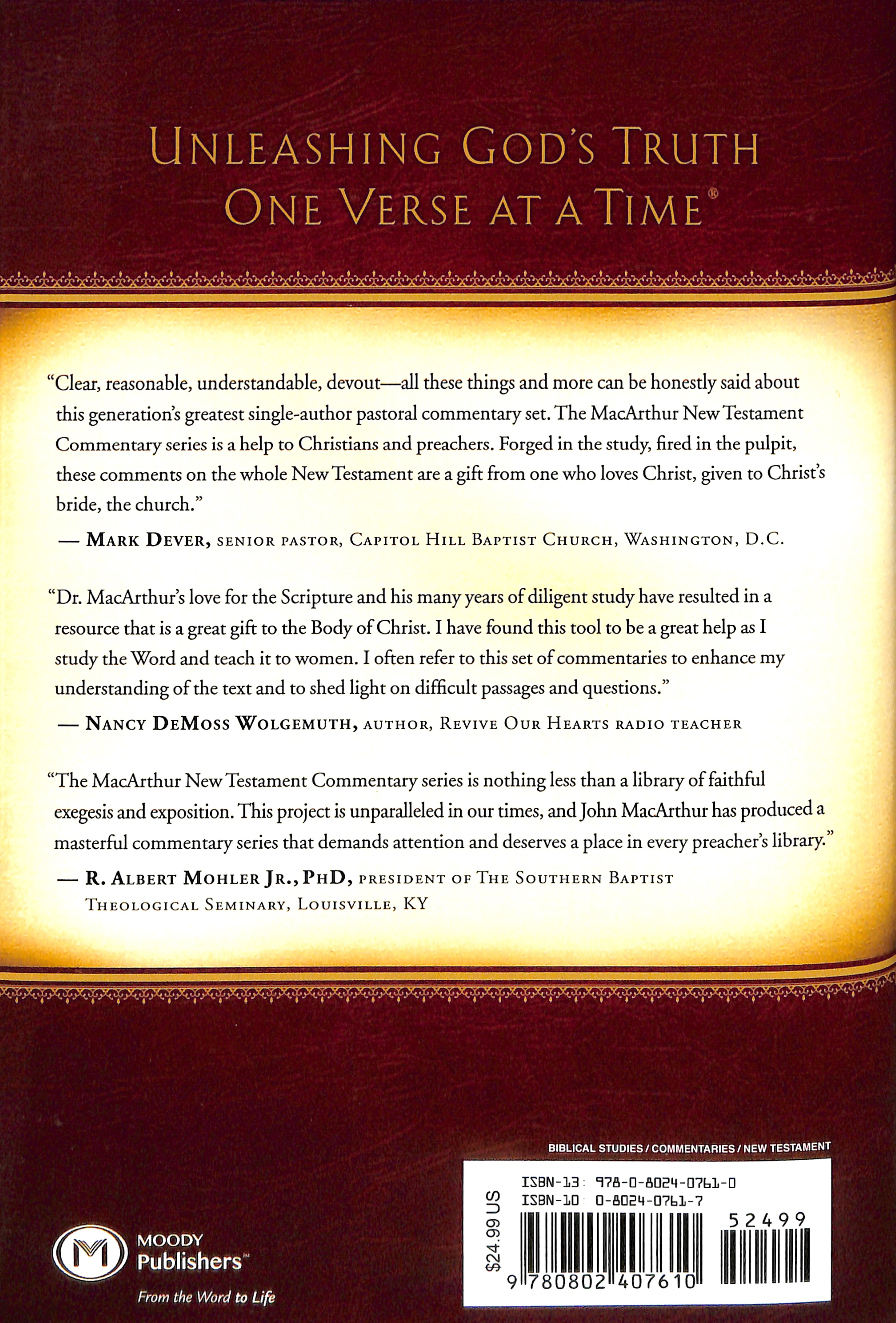 Colossians & Philemon (Macarthur New Testament Commentary Series)