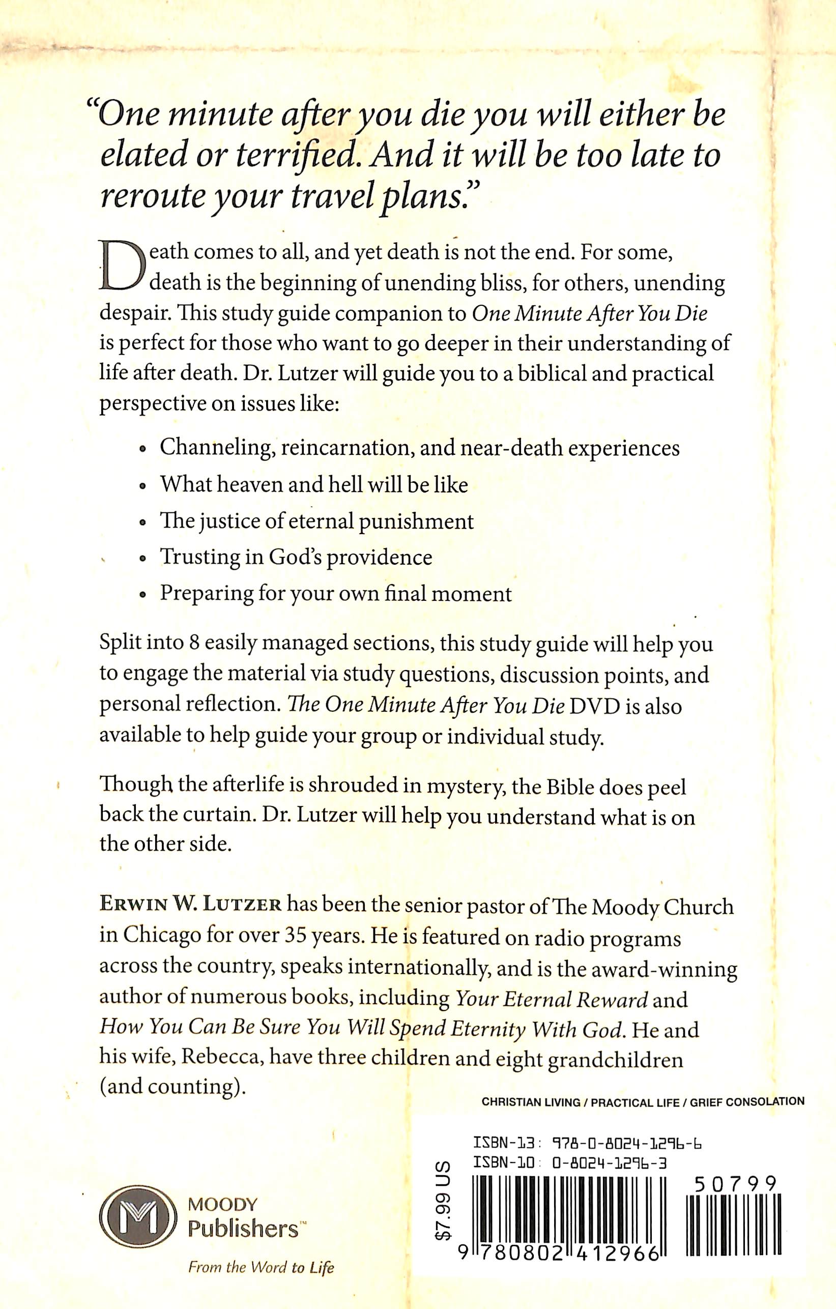 One Minute After You Die (Study Guide)