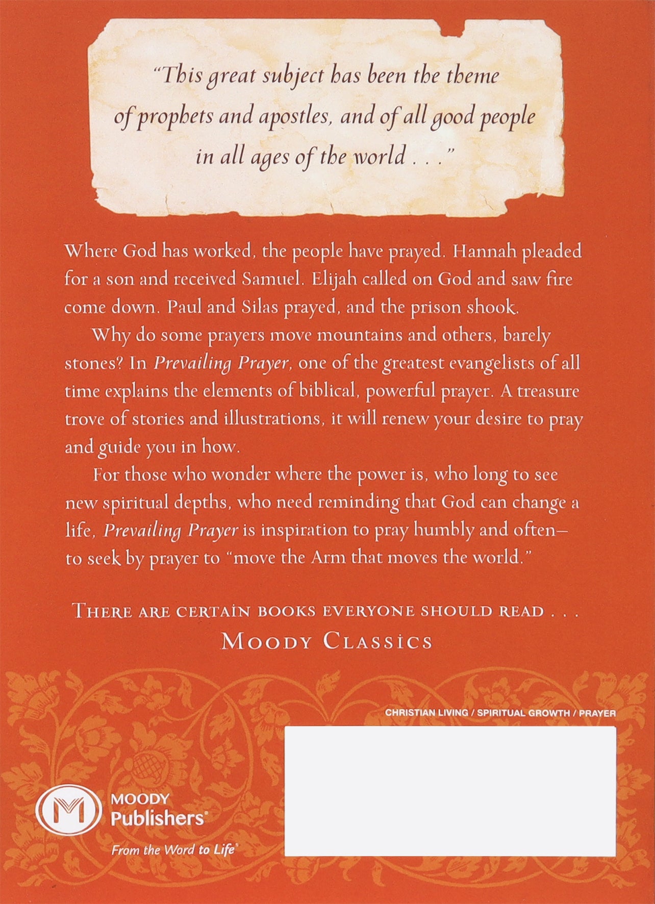 Prevailing Prayer (Moody Classic Series)