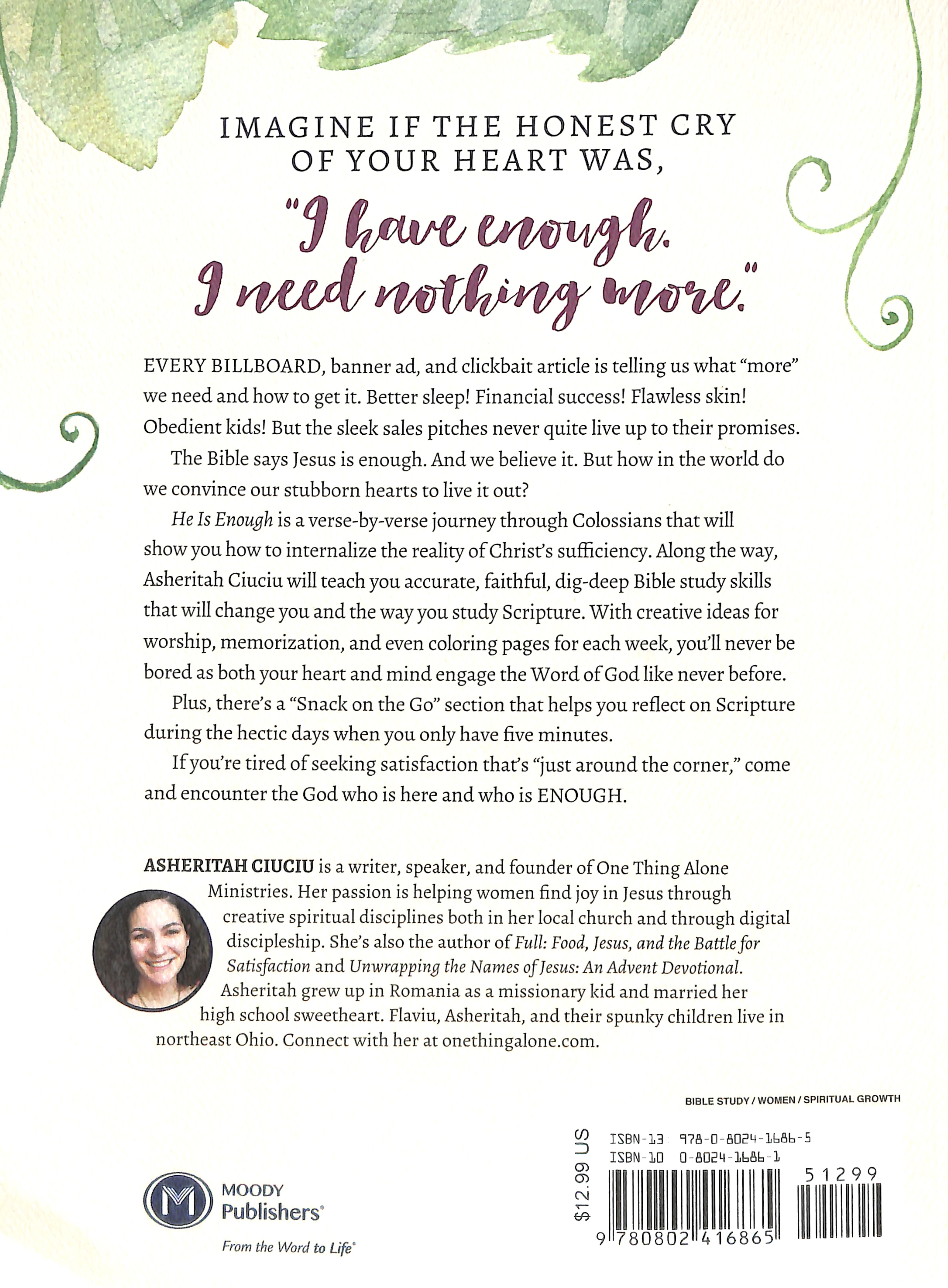 He is Enough: Living in the Fullness of Jesus (A 6 Week Study In Colossians)